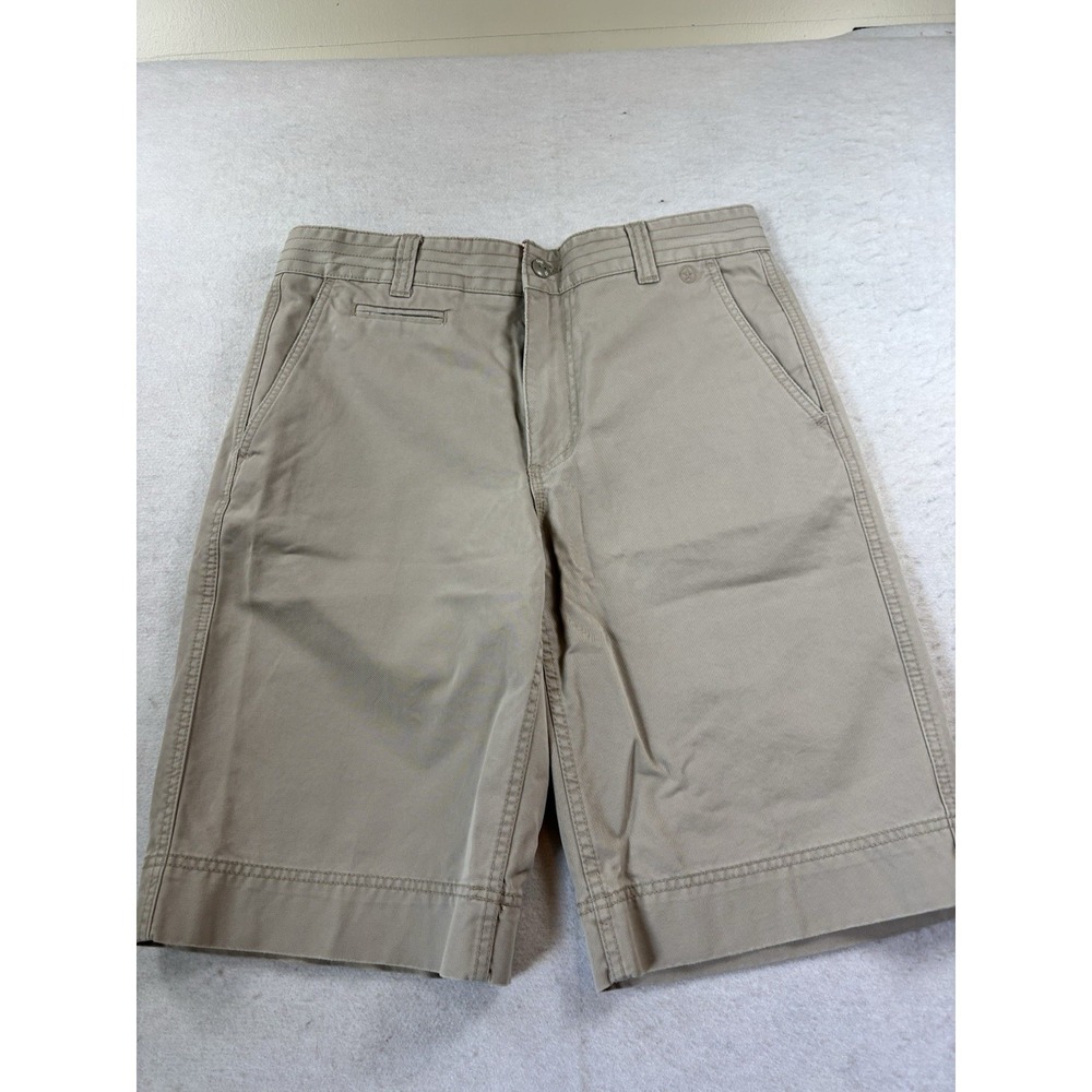 Converse One Star Shorts Men's 32x11 Khaki Flat Front Cotton Chino Casual‎